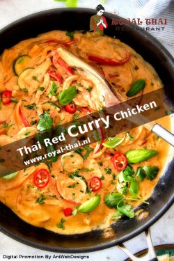 Schweinefleisch-Thai-Curry